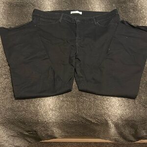 Signature by Levi Strauss Black Straight Leg Jeans